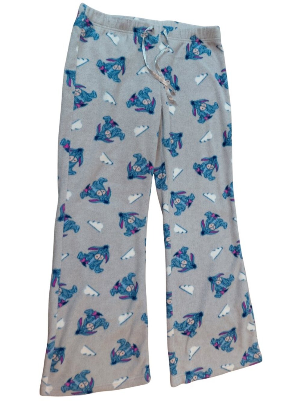 Disney Eeyore Fleece Pajama Bottoms Youth Size Large - Picture 1 of 5